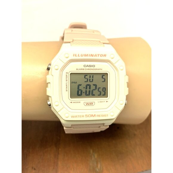 Casio Women\'s Watch W218H Illuminator Quartz Digital Light Pink Resin Sport 3224 main image 8
